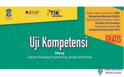 Uji Kompetensi dari LSP TIK Indonesia 2016